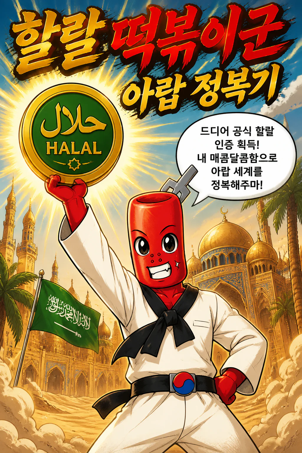 떡볶이군 아랍 국가를 사로잡다