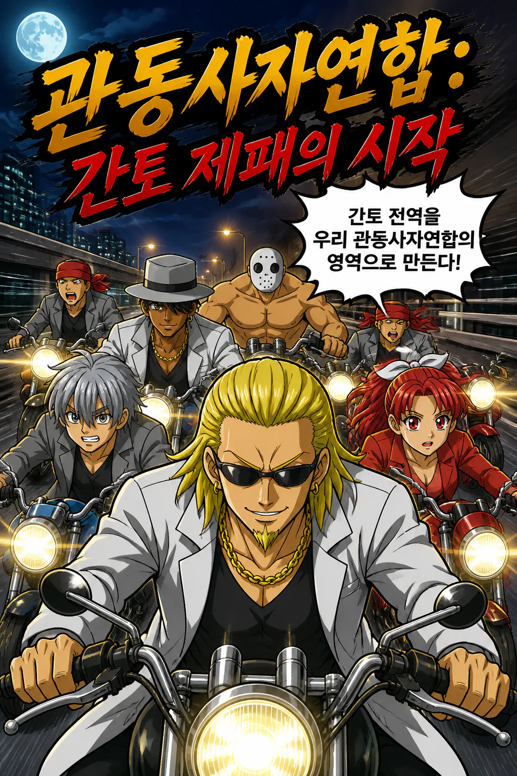 관동사자연합 간토 장악