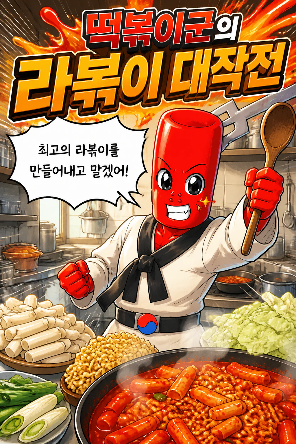 황금 비율의 라볶이를 만들다