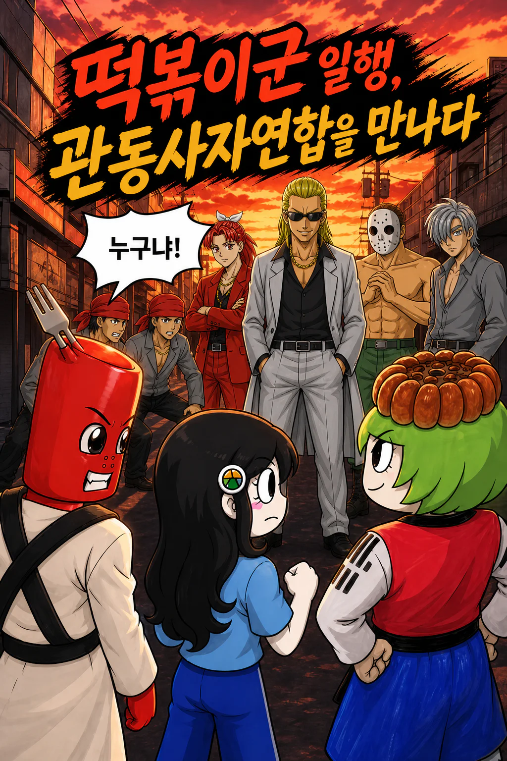 정의의 트리오 관동사자연합을 만나다