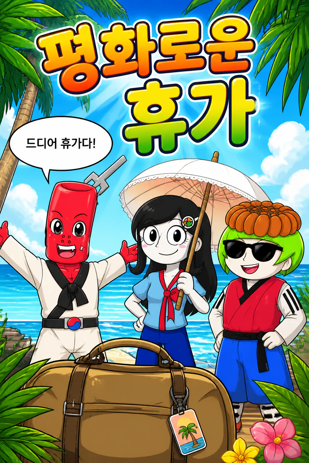 정의의 트리오의 평화로운 휴가