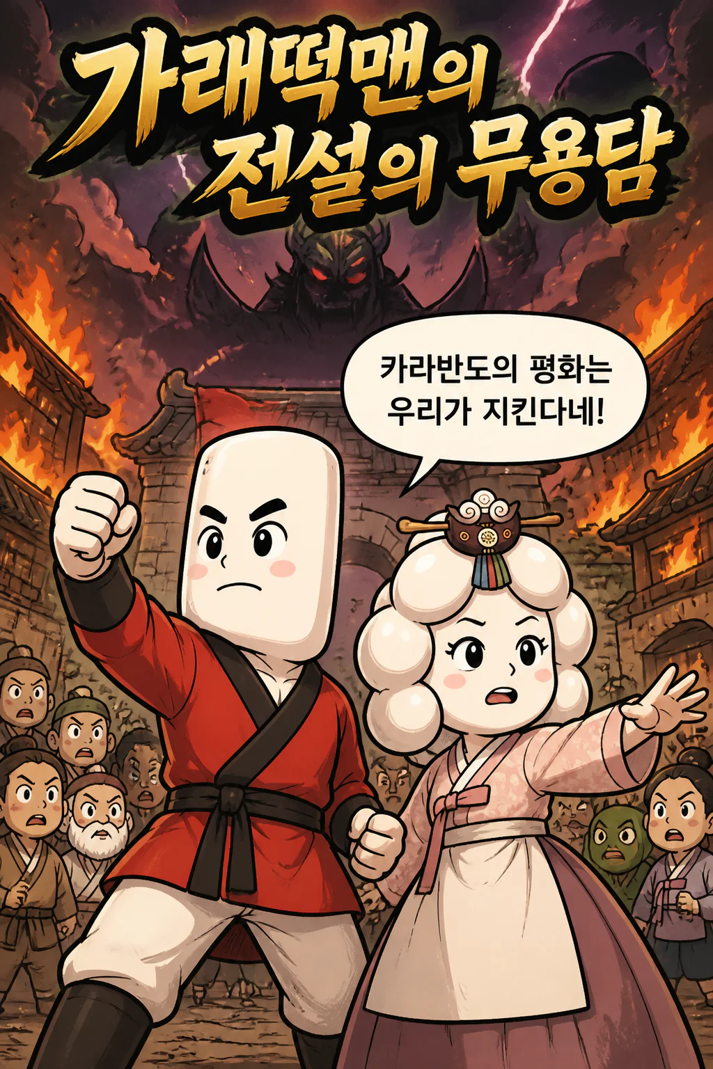 떡볶이군 부모님의 전설의 무용담