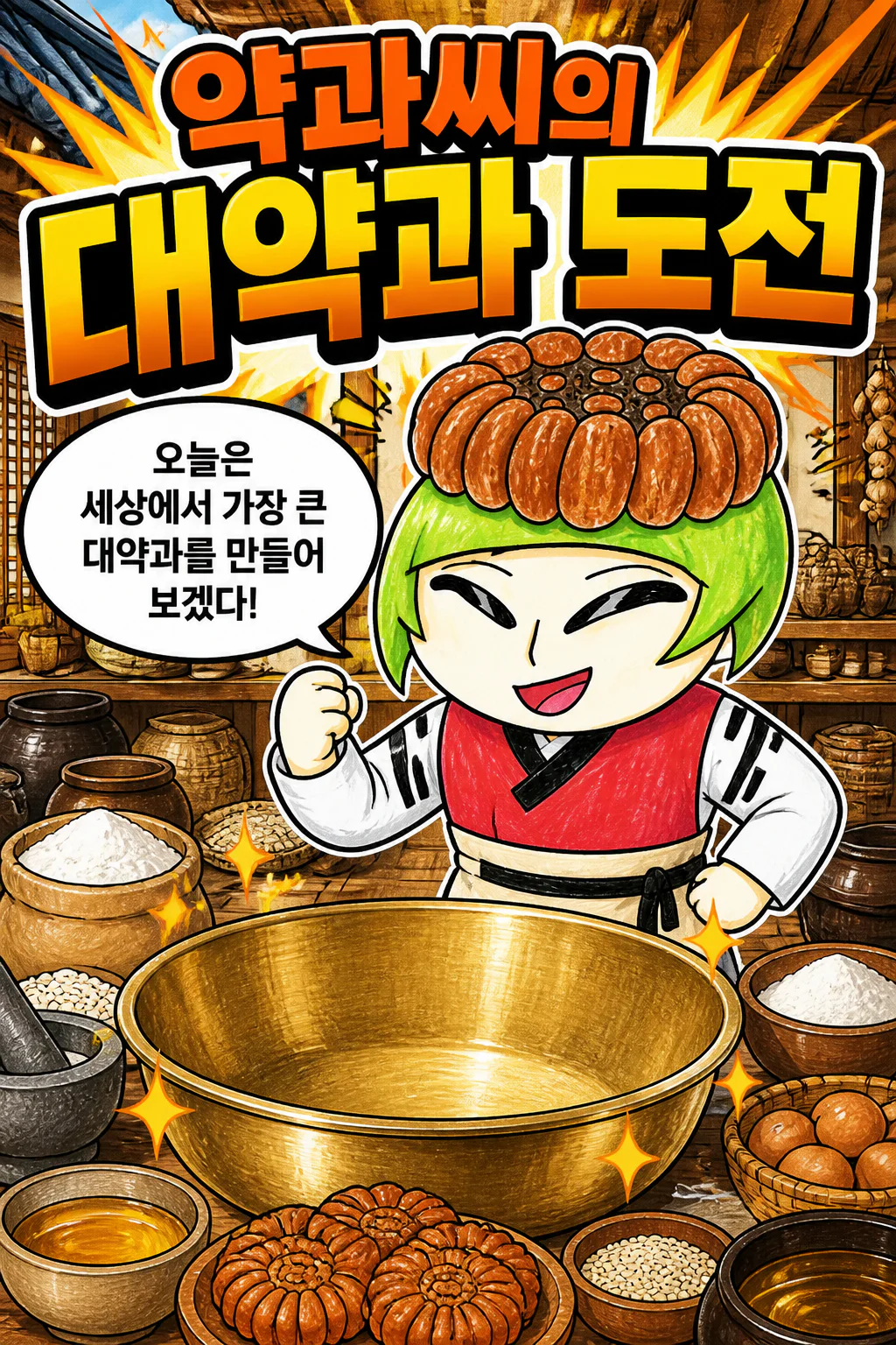 약과씨 큰 대약과를 만들다