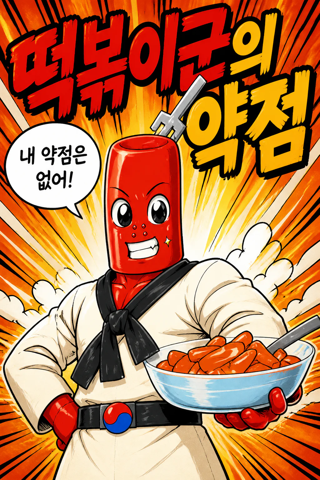 떡볶이군의 약점