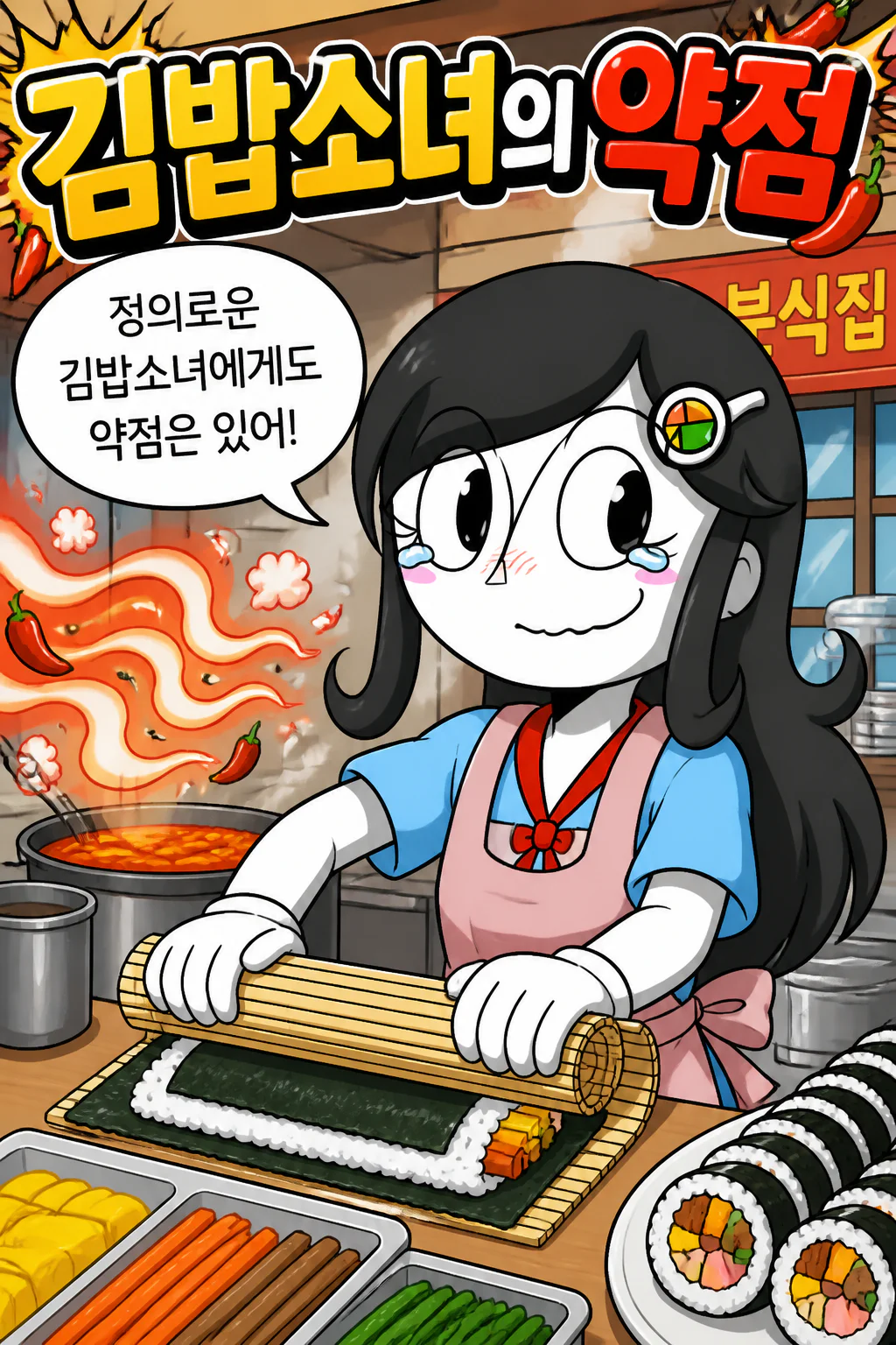 김밥소녀의 약점