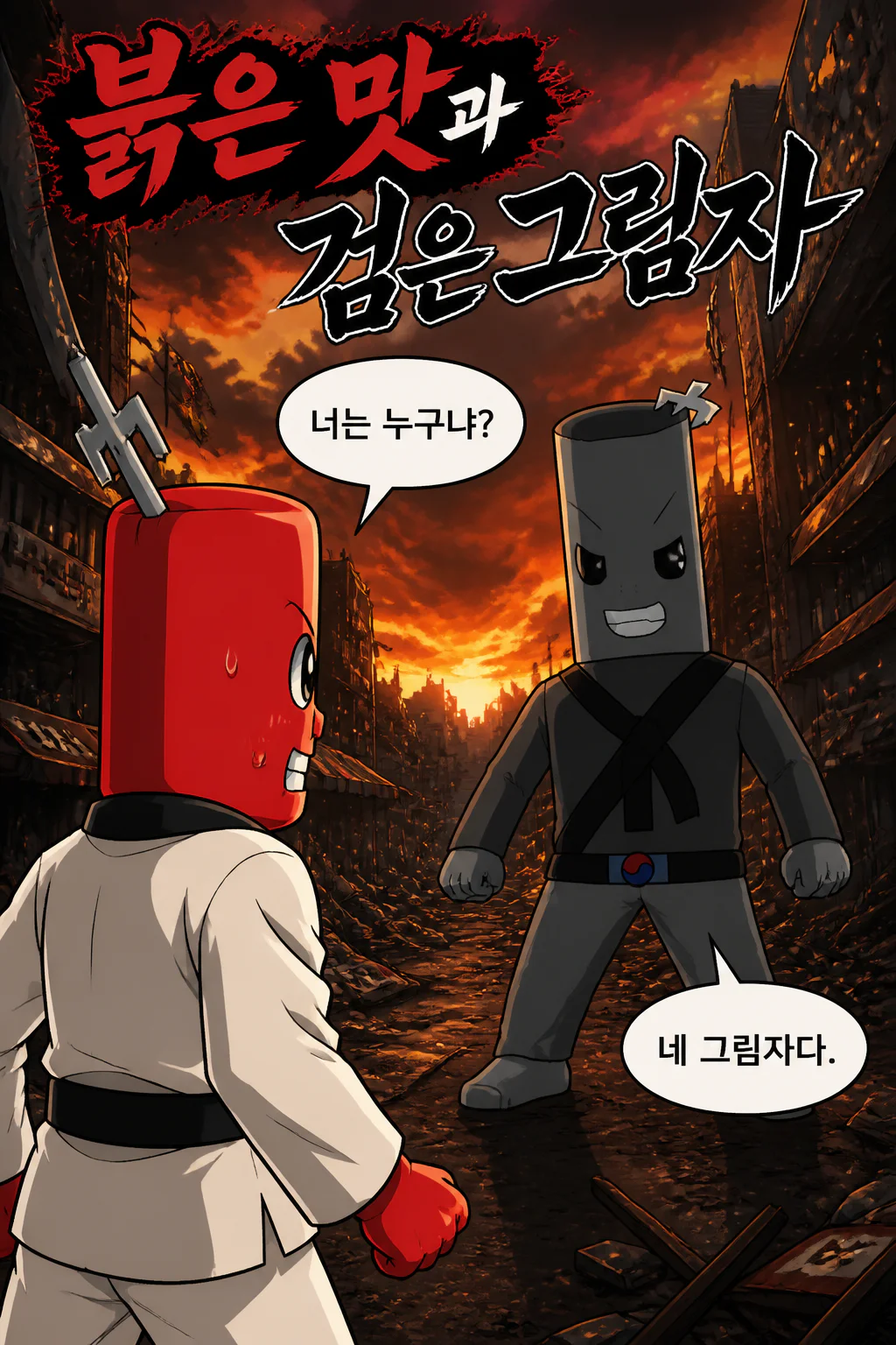 떡볶이군 블랙 떡볶이군을 처음 만나다