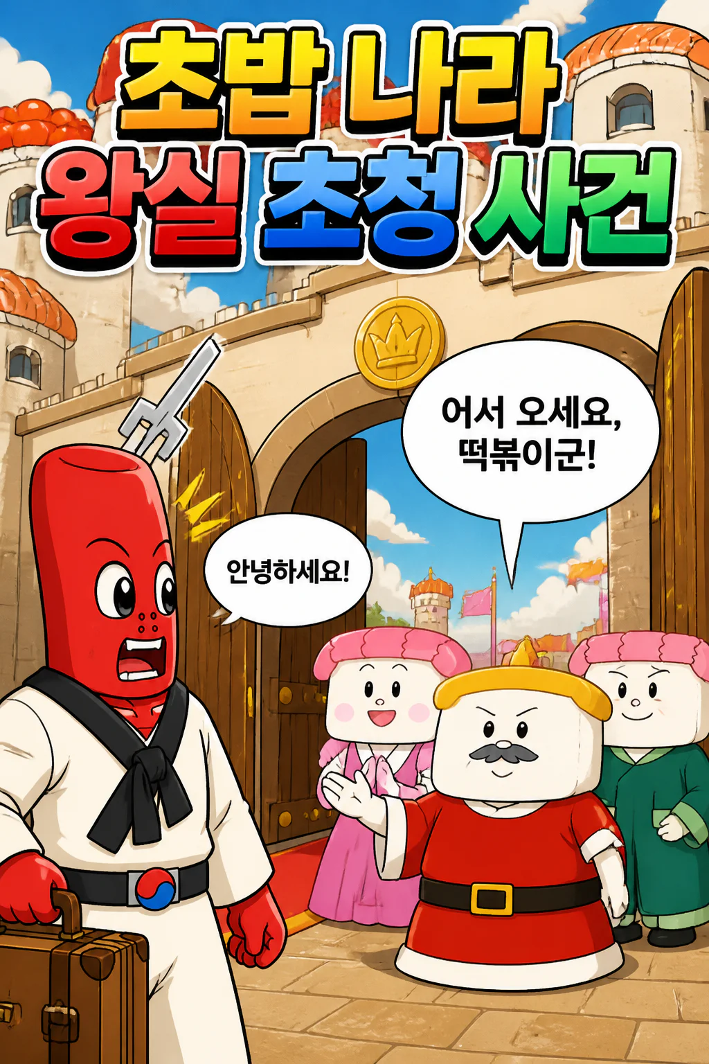 떡볶이군 초밥 나라 왕실의 초청으로 초밥의 나라에 방문하다