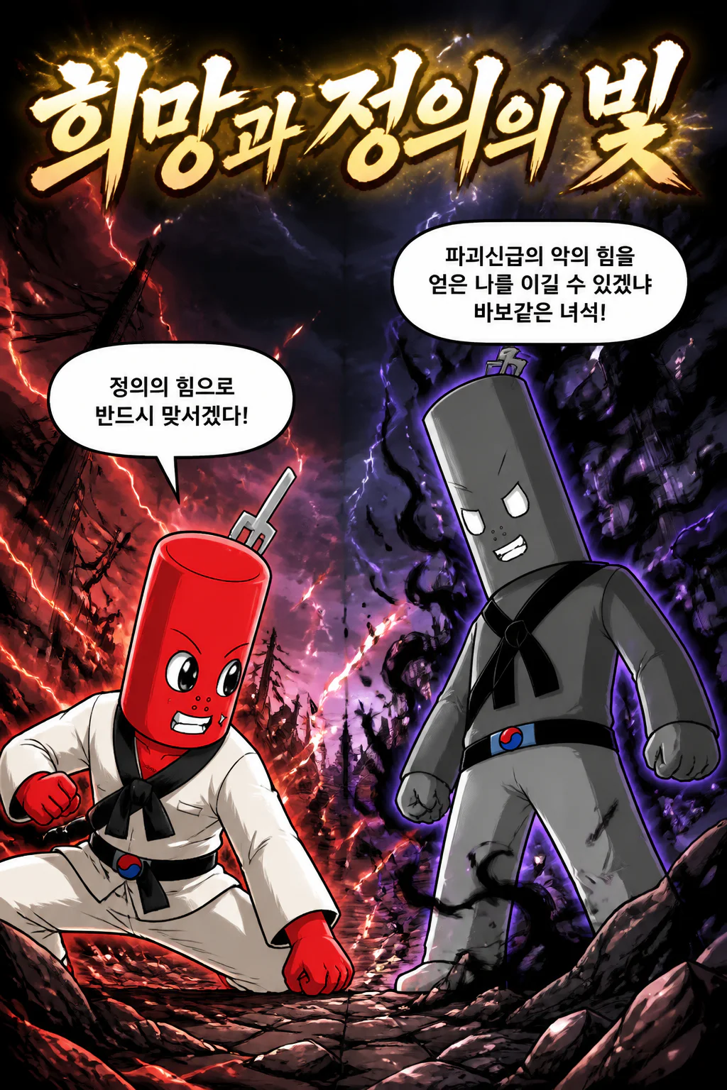 블랙 떡볶이군 소멸당하다