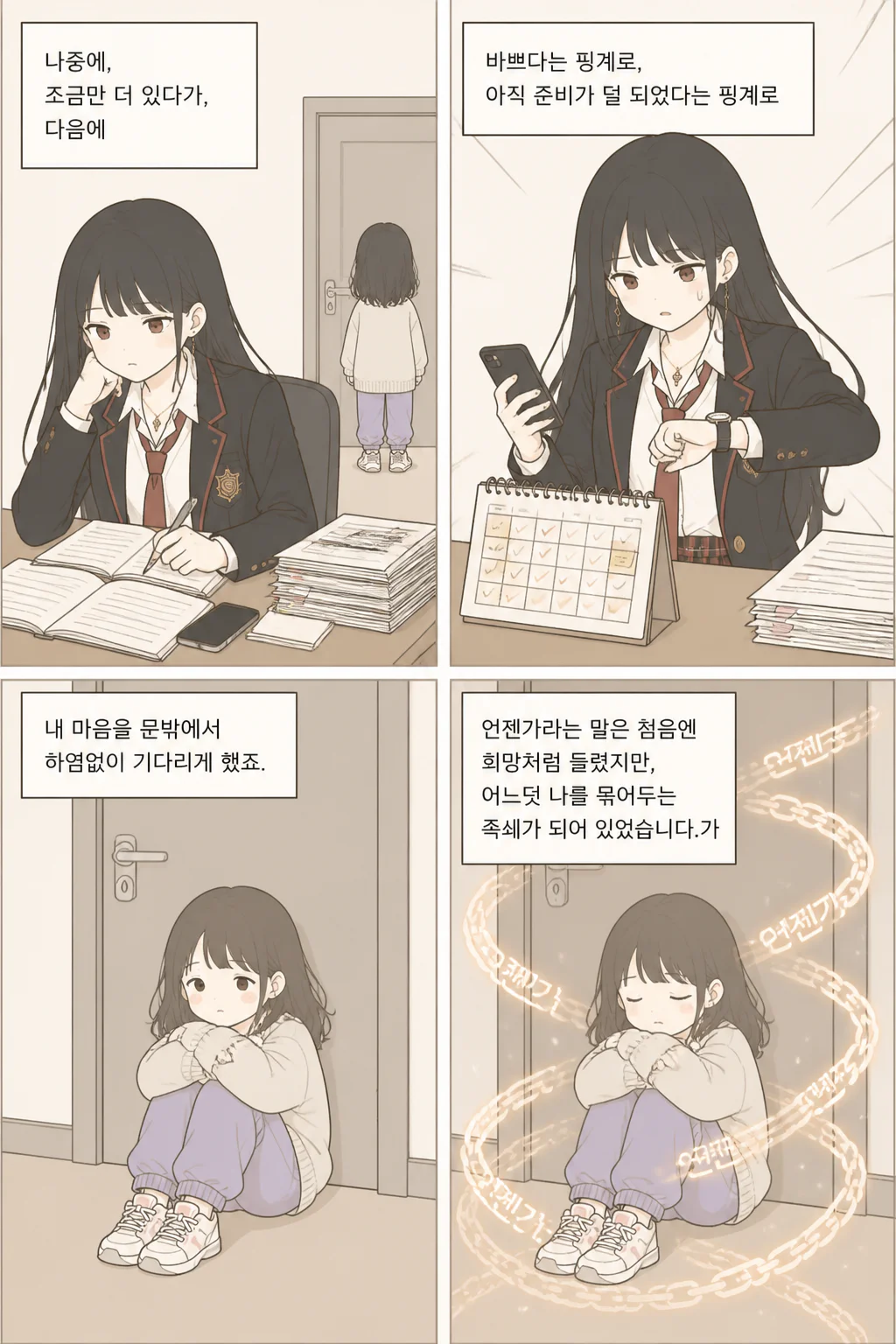 하고 싶은 일이 생겨도, 마음이 힘들다고 신호를 보내온다면