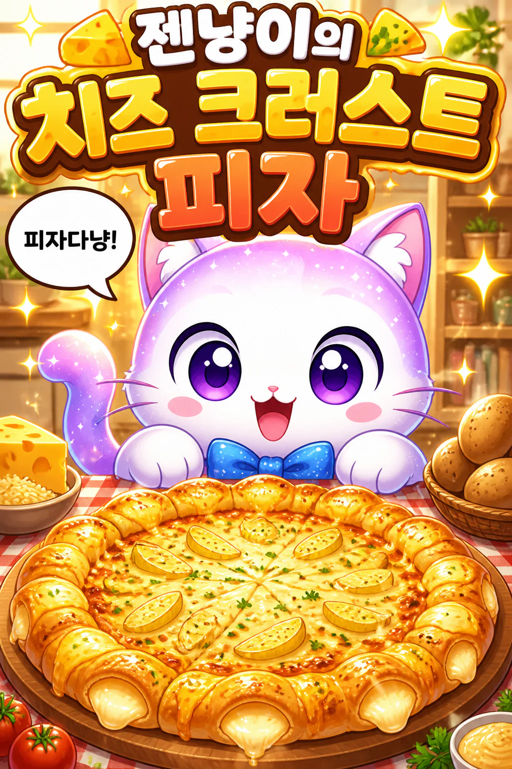 젠냥이의 피자 먹방