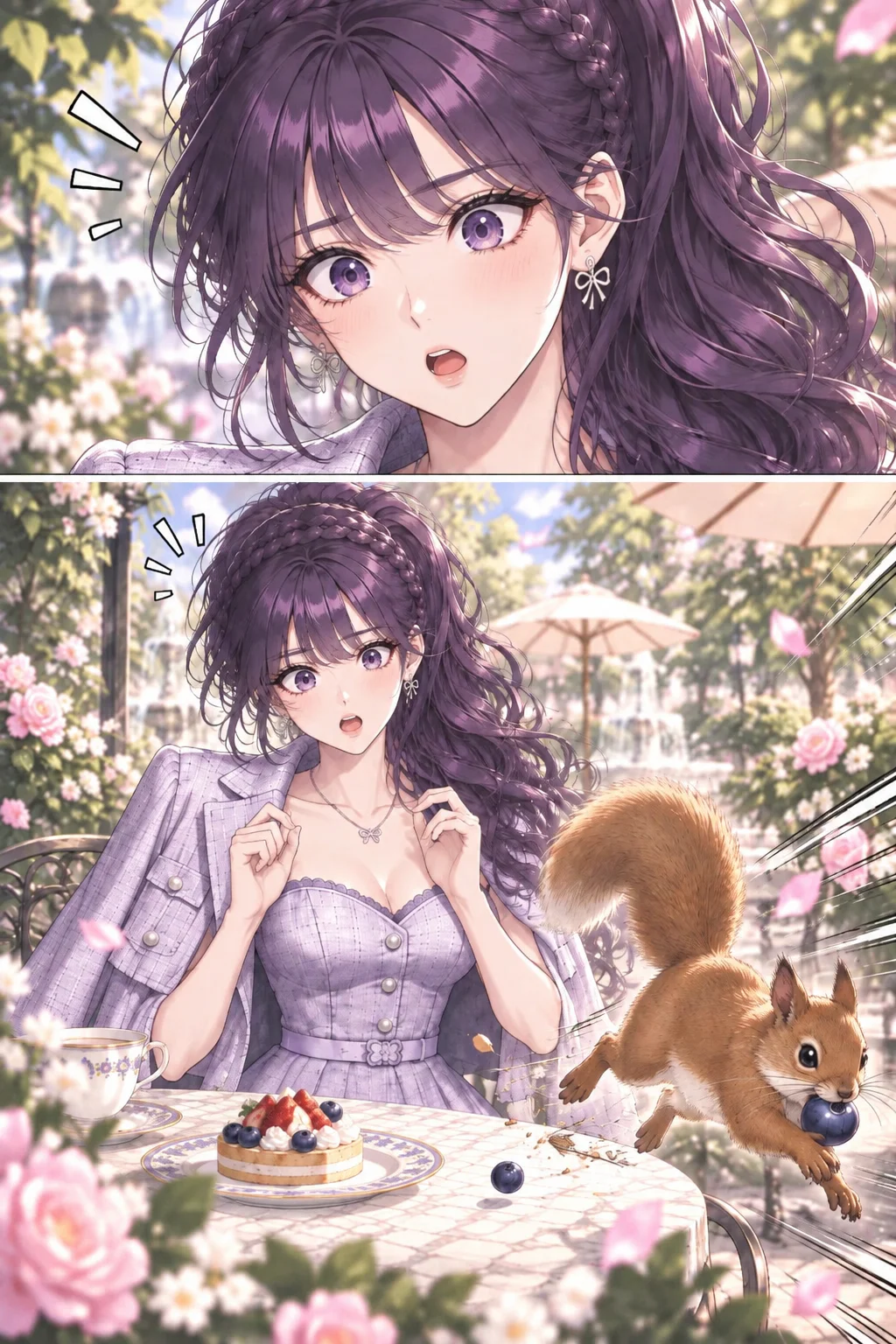 A berry and A squirrel
