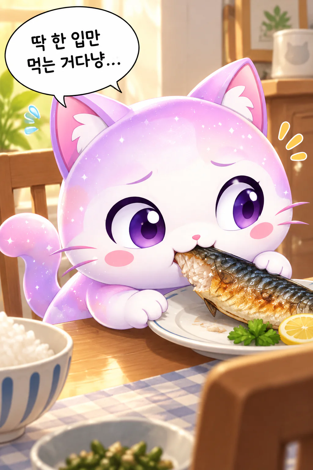 고등어 도둑 젠냥이