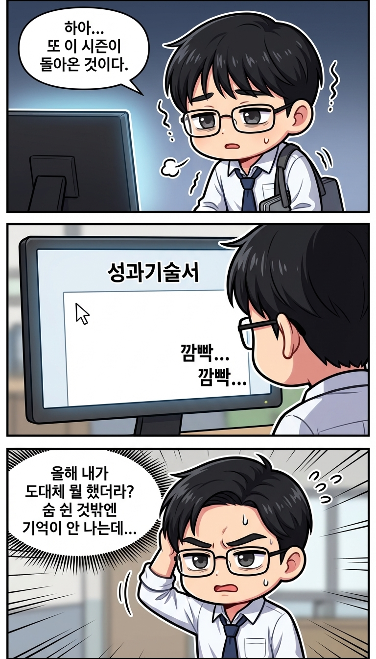 성과평가 자소서 쓰다가 소설가로 등단할 뻔했다