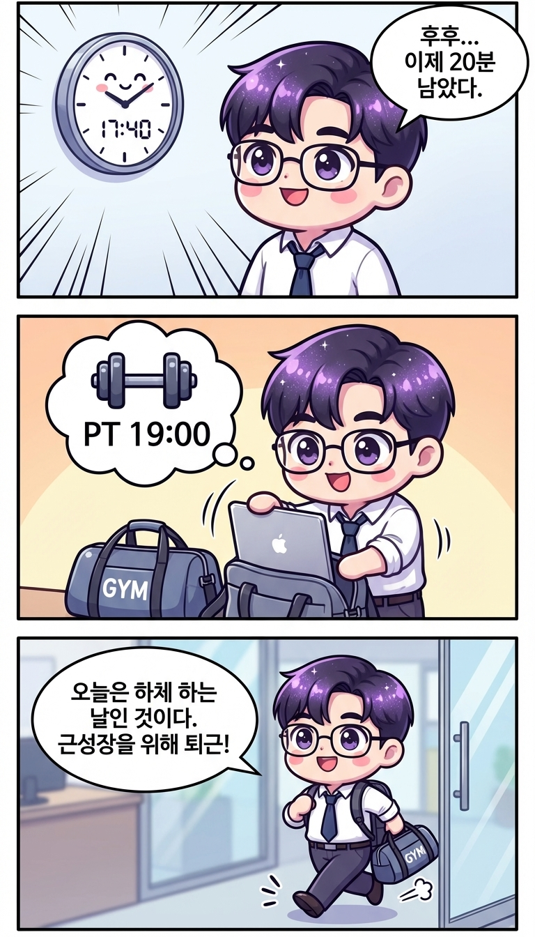 퇴근 20분 전 부장님의 사자후...