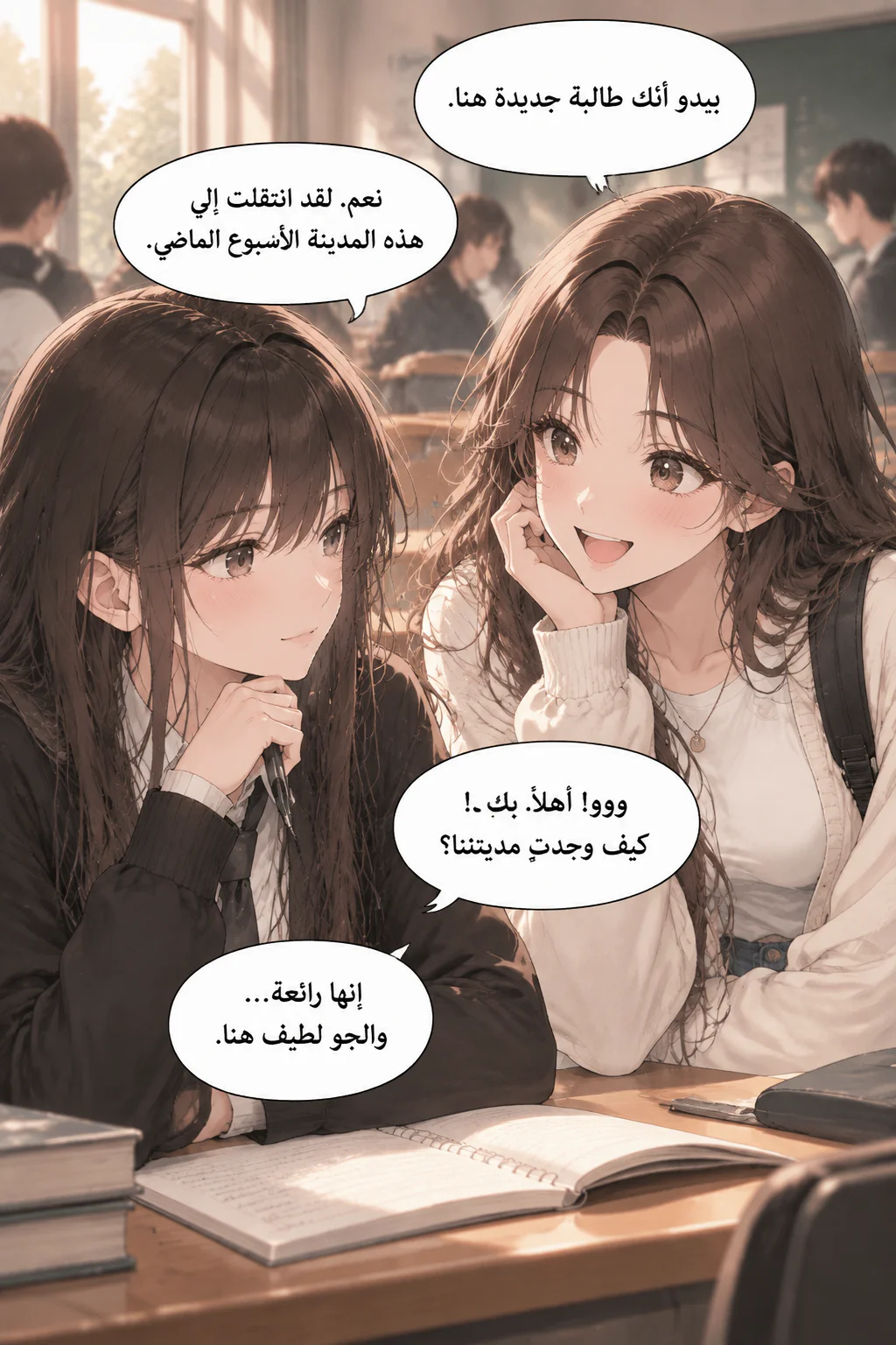 الفصل الأول: بداية جديدة رنَّ المنبّه.