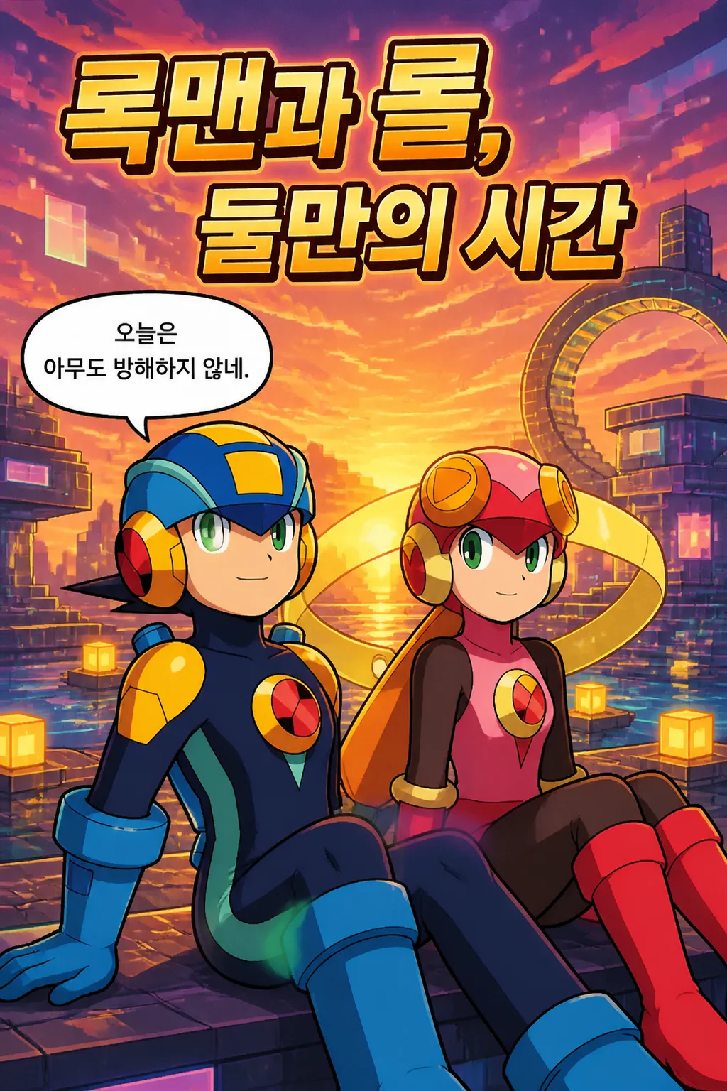 록맨과 롤 둘만의 시간
