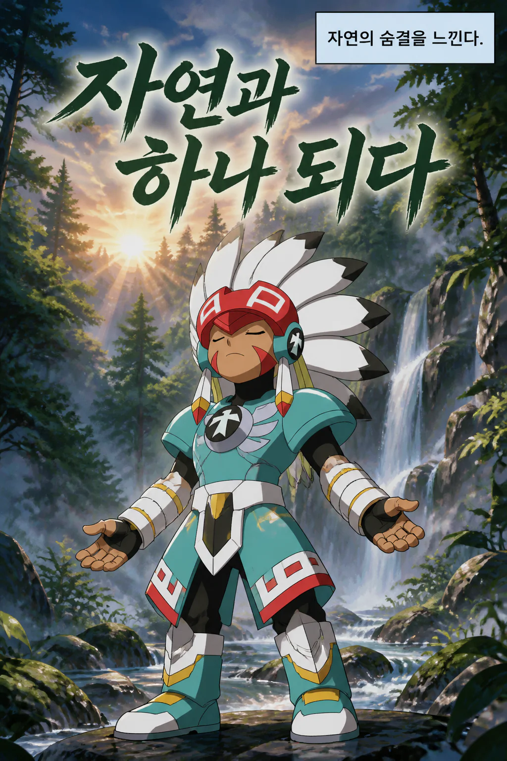 토마호크맨 자연에 몸을 맡기며 수행