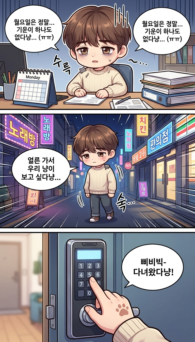 월요병 완치하는 마법의 소리 (feat. 츄르)