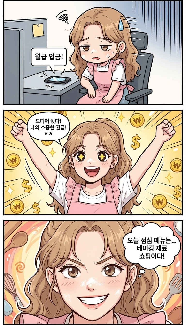 이번 달 월급도 버터로 환생했어요..ㅋㅋ