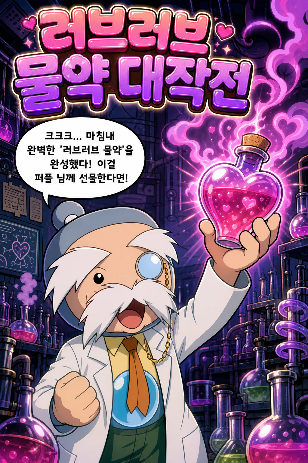 자기가 만든 물약에 자기가 당하는 그레이봉 박사