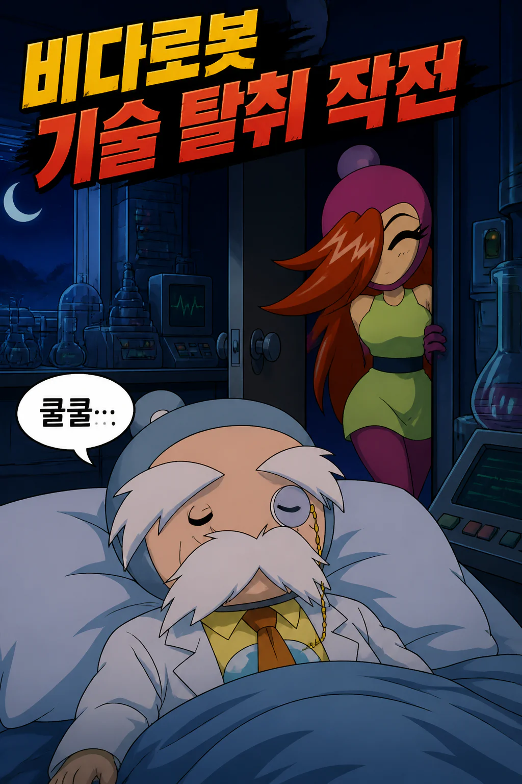퍼플 비다로봇의 기술을 빼돌리다