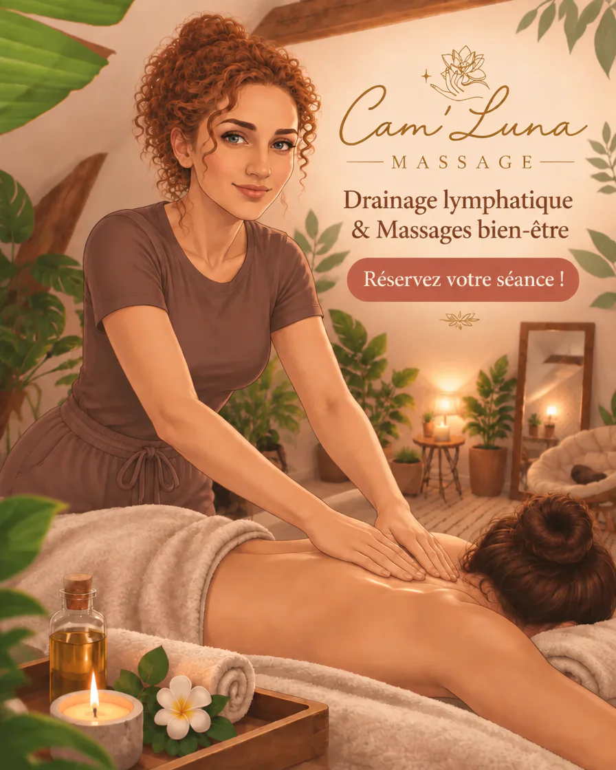 Lancement Cam’Luna massage drainage lymp