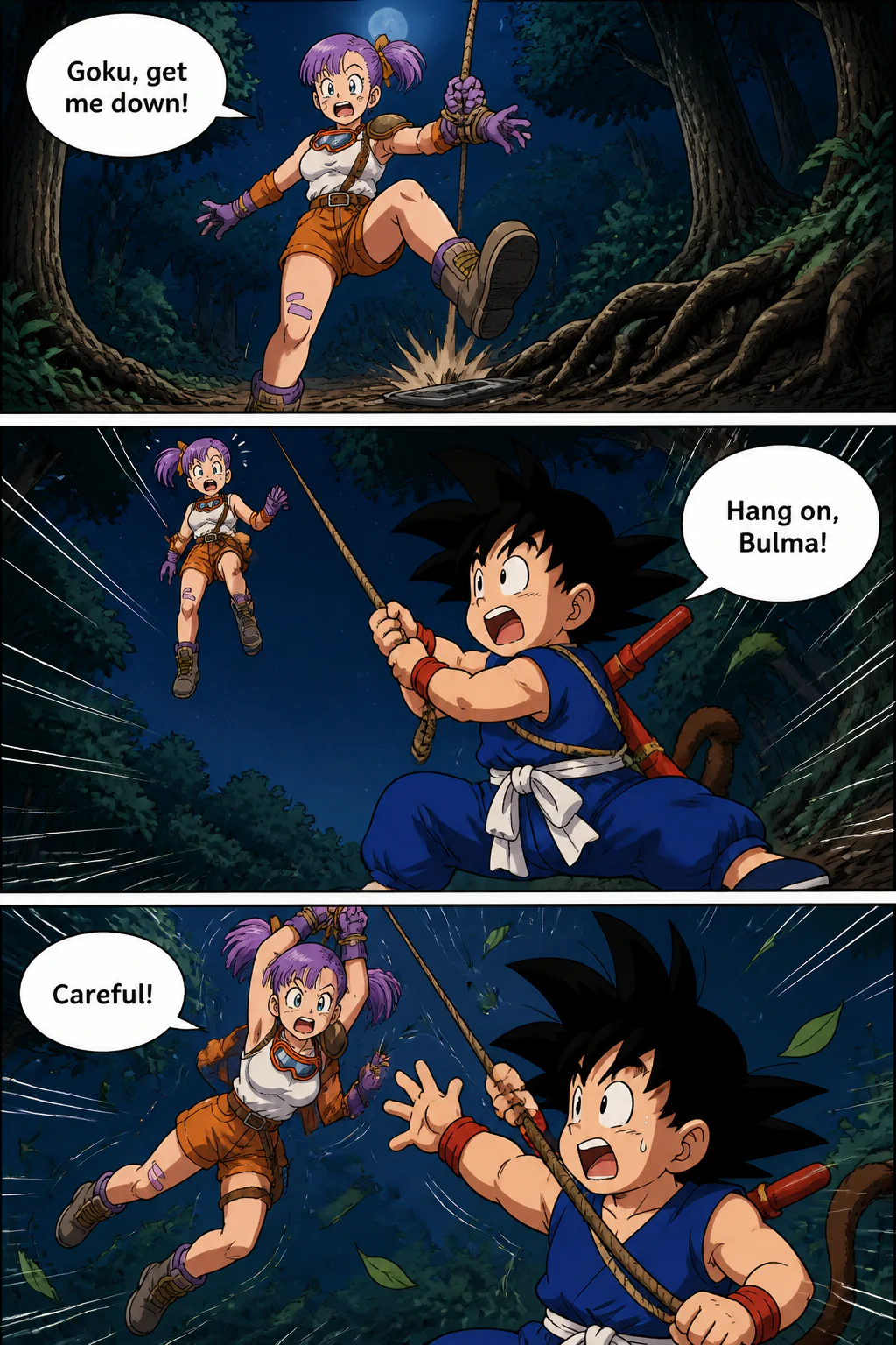Goku's mishap