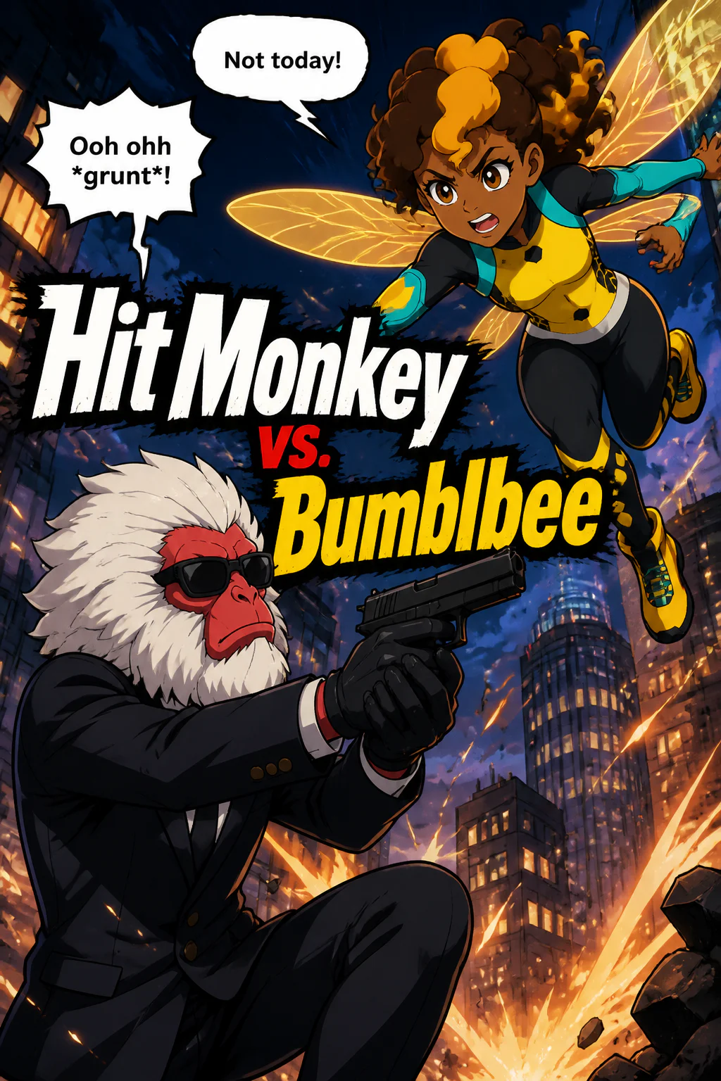 Hitmonkey vs bumblebee
