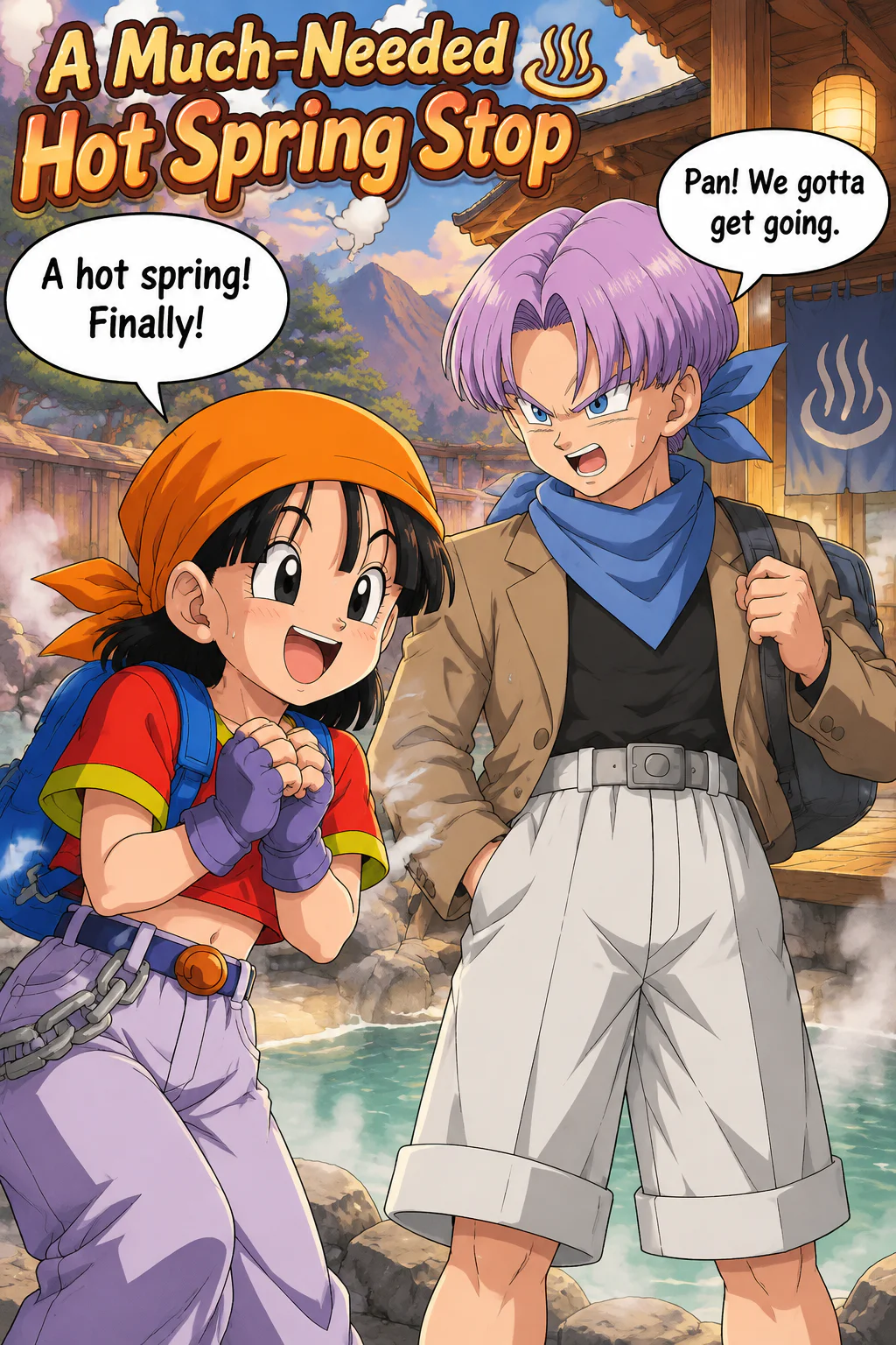 A much needed hot spring