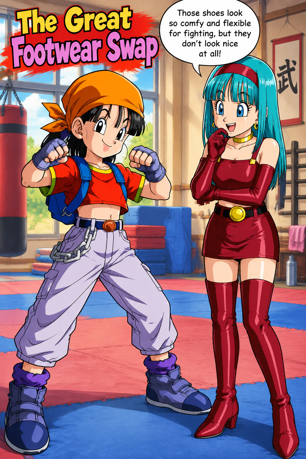 The great footwear swap