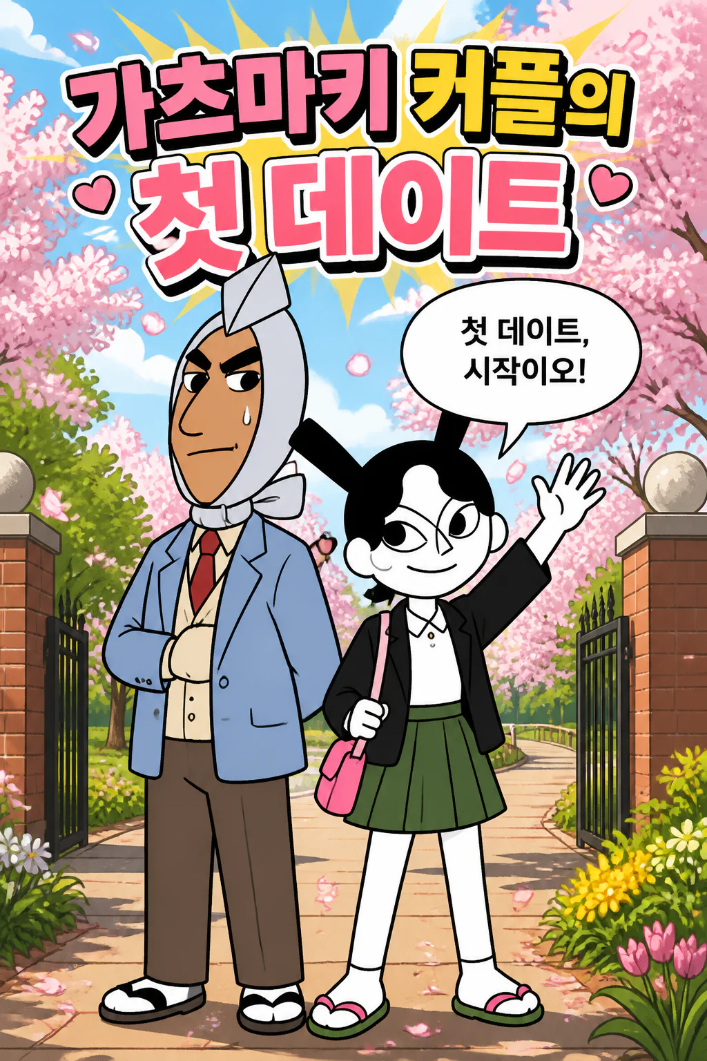 가츠마키 커플 그들의 첫 데이트